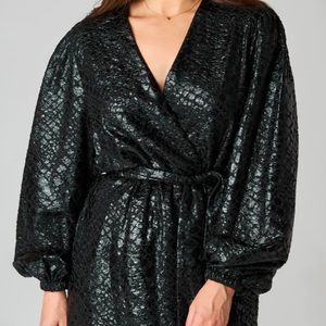 Buddy Love Adeline short wrap dress-private jet